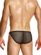 Трусы-слипы мужские Modus Vivendi 05414 чёрные в сеточку