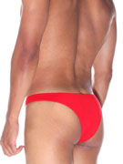 Трусы-бразилы мужские Oboy 06-8252 красные