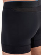 Трусы-боксеры мужские удлинённые HOM 40-2807 чёрные