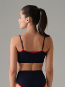 Бюстгальтер-топ трикотажный спортивный Doreanse 5551 тёмно-синий