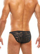 Трусы-слипы мужские кружевные Modus Vivendi 04111 чёрные