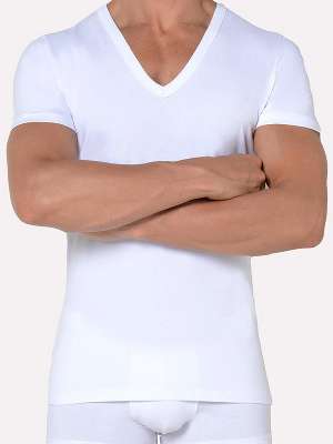 футболка мужская HOM 40-1331 белая
