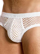 Трусы-брифы мужские Modus Vivendi 05416 белые в крупную сеточку