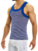 Майка мужская Modus Vivendi 01231 в сине-белую полоску