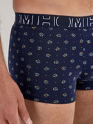 трусы-боксеры мужские HOM 40-2809 тёмно-синие с цветным принтом
