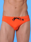 Плавки-брифы мужские HOM 07854 оранжевые