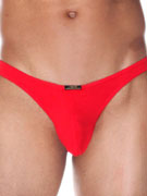 Трусы-бразилы мужские Oboy 06-8252 красные