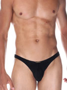 Трусы-бразилы мужские Oboy 06-8252 чёрные