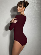 Боди женское Doreanse Modal Basic 12401 бордовое