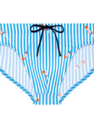 Плавки-брифы мужские HOM 40-3157 в бело-голубую полоску