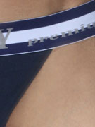 Трусы-танга мужские Oboy Premium тёмно-синие, арт. Oboy 06-8130