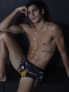 трусы-боксеры мужские HOM Soft Geometric, арт. HOM 40-1595