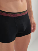 Комплект трусов-боксеров мужских HOM 40-2872 чёрных с разноцветными поясами