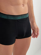 Комплект трусов-боксеров мужских HOM 40-2872 чёрных с разноцветными поясами