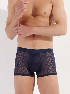 трусы-боксеры мужские HOM 40-2793 тёмно-синие