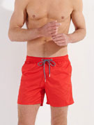 Пляжные шорты мужские HOM 40-2757 красные