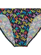 трусы-слипы мужские HOM 40-2951 чёрные с цветным принтом