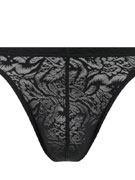 Стринги мужские кружевные HOM 40-2886 чёрные