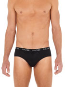 Комплект трусов-брифов мужских HOM 40-2467 чёрные, серые, синие