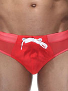 Трусы-брифы мужские Oboy 06-6540 красные