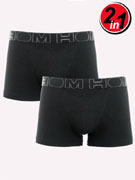 Комплект из 2-х трусов-боксеров мужских HOM 40-0405 чёрных