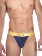 Трусы-танга мужские Oboy Gold, арт. Oboy 06-6980 синие