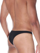 Трусы-бразилы мужские Oboy 06-8252 чёрные