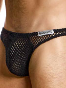 Трусы-слипы мужские Modus Vivendi 05414 чёрные в сеточку