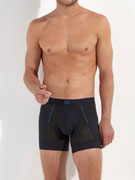 Трусы-боксеры мужские удлинённые HOM 40-2807 чёрные