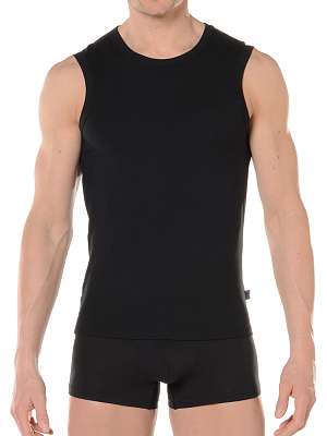 майка мужская HOM First Cotton, арт. HOM 03282 чёрная