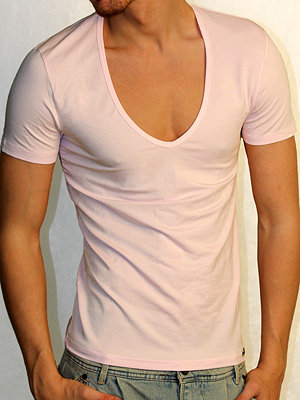 футболка мужская Doreanse 2820 светло-розовая