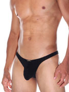 Трусы-бразилы мужские Oboy 06-8252 чёрные