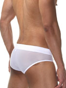 Трусы-брифы мужские Oboy 06-6540 белые