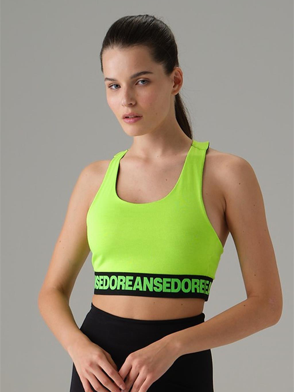 Бюстгальтер-топ спортивный Doreanse 5576 неоново-зелёный