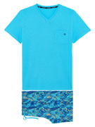 Пижама мужская HOM 40-2940 с цветным принтом