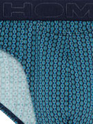Трусы-брифы мужские HOM 40-2632 тёмно-синие с принтом