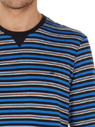 пижама мужская HOM 40-2617 в цветную полоску