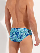 Плавки-брифы мужские HOM 40-2914 с цветным принтом