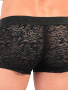трусы-хипсы мужские кружевные HOM 40-2888 чёрные