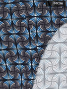 трусы-слипы мужские HOM 40-3085 с серо-голубым принтом