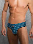 Стринги мужские Doreanse 1034 с цветным принтом