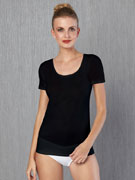 Футболка женская Doreanse Cotton Premium 9397 чёрная
