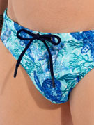 Плавки-брифы мужские HOM 40-2914 с цветным принтом