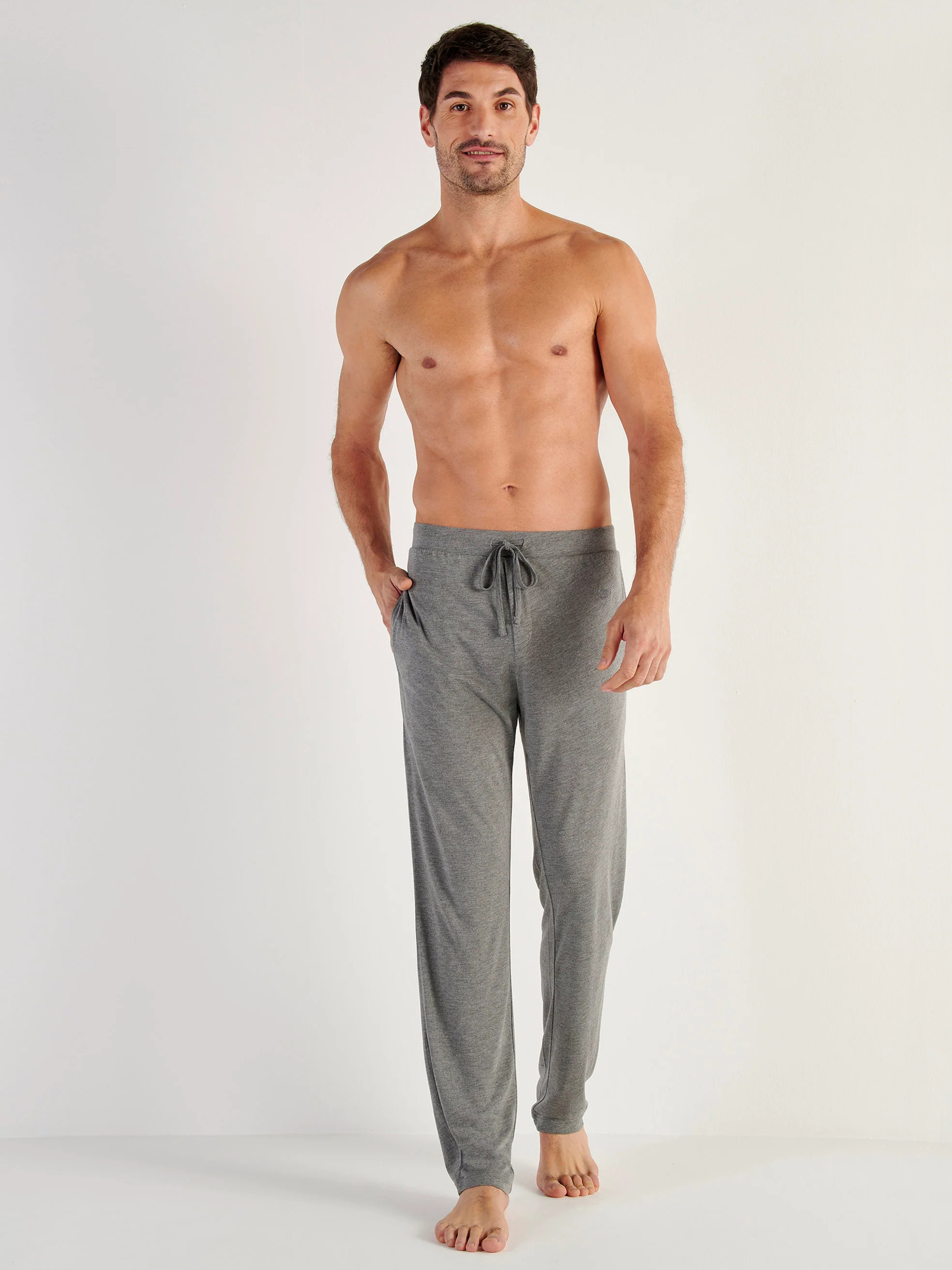 Брюки домашние мужские HOM 40-2674 серые