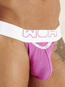 Стринги мужские WOH 46-3007 розовые